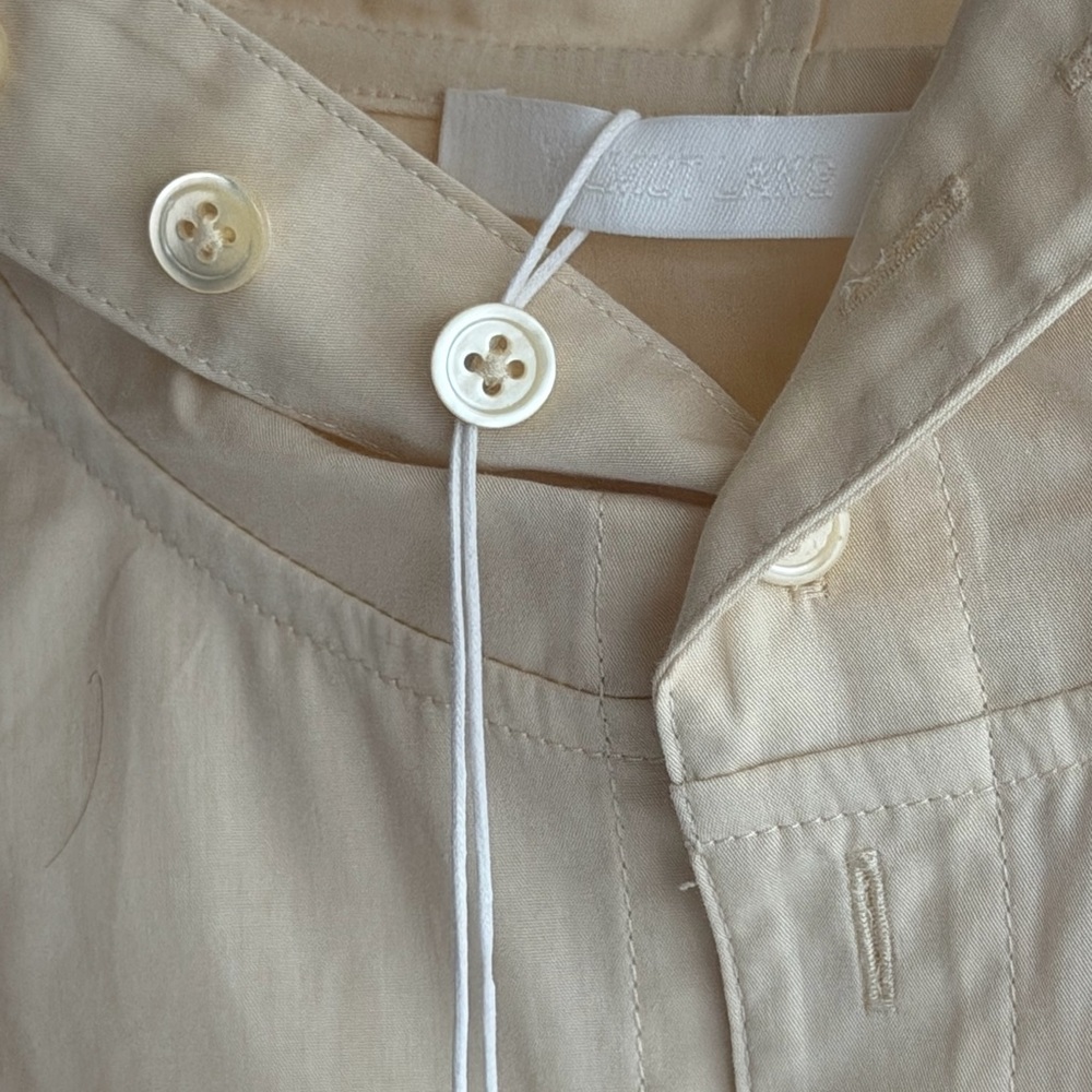 Helmut Lang Men's Beige Hoodie Shirt/Button-Up Shirt - Picture 4 of 6
